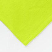 Couverture Polaire Chartreuse Couleur jaune uni (Coin)