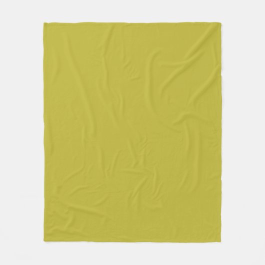 Couverture Polaire CHARTREUSE Jaune verdâtre uni (Devant)