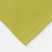 Couverture Polaire CHARTREUSE Jaune verdâtre uni (Coin)