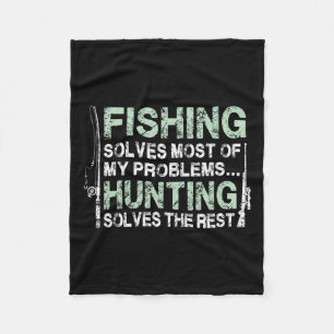 Couverture Polaire Chasse À La Pêche Drôle Chemises Pour Hommes Chass