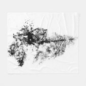 Couverture Polaire Chasse à pied Forêt de loups Faune (Devant (Horizontal))