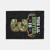 Couverture Polaire Chasse aux cerfs de 3 ans 3 ans Chasseur (Devant (Horizontal))