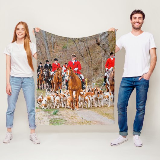 Couverture Polaire Chasse aux chiens (En situation)