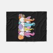 Couverture Polaire Chasse Aux Oeufs De Pâques Et B (Devant (Horizontal))