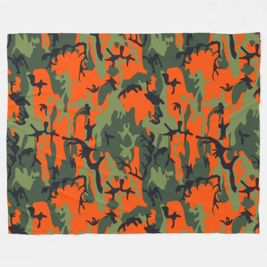 Couverture Polaire Chasse Camo (Devant (Horizontal))