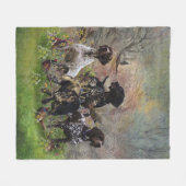 Couverture Polaire Chasse faisan avec GSP (Devant (Horizontal))