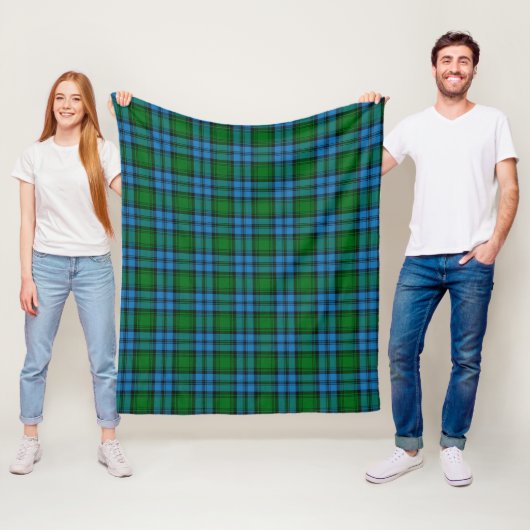 Couverture Polaire Chasse Kerr Plaid (En situation)
