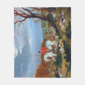 Couverture Polaire Chasse traditionnelle anglaise Fox Chasse Chien de (Devant)