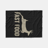 Couverture Polaire Chasseur de cerfs - Chasse amusante Tee (Devant (Horizontal))