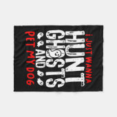 Couverture Polaire Chasseur de fantômes Paranormal Chasse Chercheur C (Devant (Horizontal))