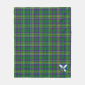 Couverture Polaire Chasseur de Scotts Hunterston Tartan Plaid (Devant)