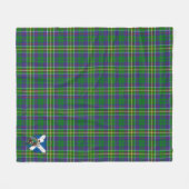 Couverture Polaire Chasseur de Scotts Hunterston Tartan Plaid (Devant (Horizontal))