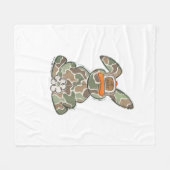 Couverture Polaire Chasseur d'œufs Camo Pâques Tout-petit Jour de Pâq (Devant (Horizontal))