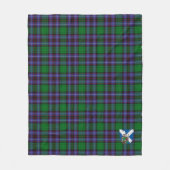 Couverture Polaire Chasseur écossais de Peeblesshire Tartan Plaid (Devant)