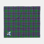 Couverture Polaire Chasseur écossais de Peeblesshire Tartan Plaid (Devant (Horizontal))