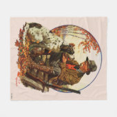 Couverture Polaire Chasseur et espagnol (Devant (Horizontal))