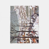 Couverture Polaire Chasseurs dans la neige, Pieter Bruegel l'Ancien (Devant)