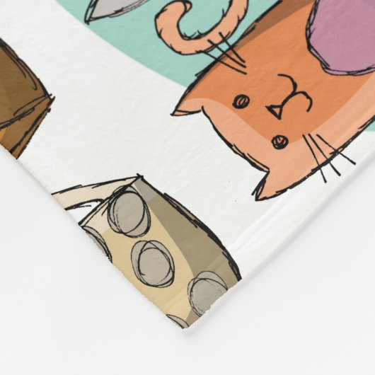 Couverture Polaire Chat! (Coin)