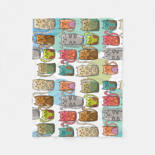 Couverture Polaire Chat! (Devant)