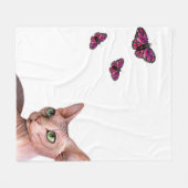 Couverture Polaire Chat 578 Sphynx (Devant (Horizontal))