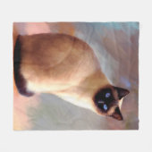 Couverture Polaire Chat 613 siamois (Devant (Horizontal))