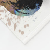 Couverture Polaire Chat 614 papillon bleu rose (Coin)