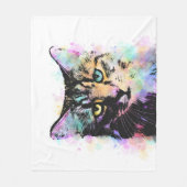 Couverture Polaire Chat 618 blanc (Devant)