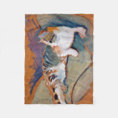 Couverture Polaire Chat, août Macke Fleece Blanket (Devant)