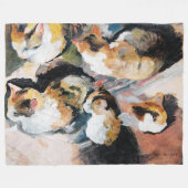 Couverture Polaire Chat, August Macke (Devant (Horizontal))