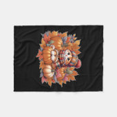 Couverture Polaire Chat-automne-feuille-bonjour-automne-chat-chaton-a (Devant (Horizontal))