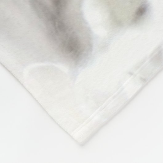 COUVERTURE POLAIRE CHAT BLANC (Coin)