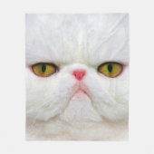 Couverture Polaire Chat blanc (Devant)