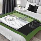 Couverture Polaire Chat blanc lavabo