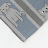 Couverture Polaire Chat & Chien triés (Coin)
