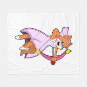 Couverture Polaire Chat comme mariée avec robe de mariage.PNG (Devant (Horizontal))