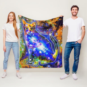 Couverture Polaire Chat cosmique Epsilon