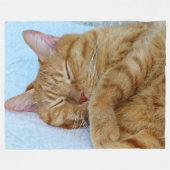 Couverture Polaire Chat couché (Devant (Horizontal))