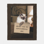 Couverture Polaire Chat dans la boîte (Devant)