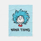 Couverture Polaire Chat dans le Casquette | Chose Une Chose Deux - Ch (Devant)