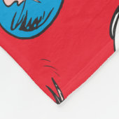 Couverture Polaire Chat Dans Le Casquette | Le Motif rouge poisson (Coin)