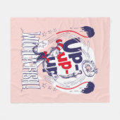 Couverture Polaire Chat dans le Casquette | Montez Avec Un Poisson (Devant (Horizontal))