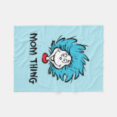 Couverture Polaire Chat dans le Casquette | Une chose deux - Maman ch (Devant (Horizontal))