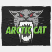 Couverture Polaire Chat d'Arctique (Devant (Horizontal))