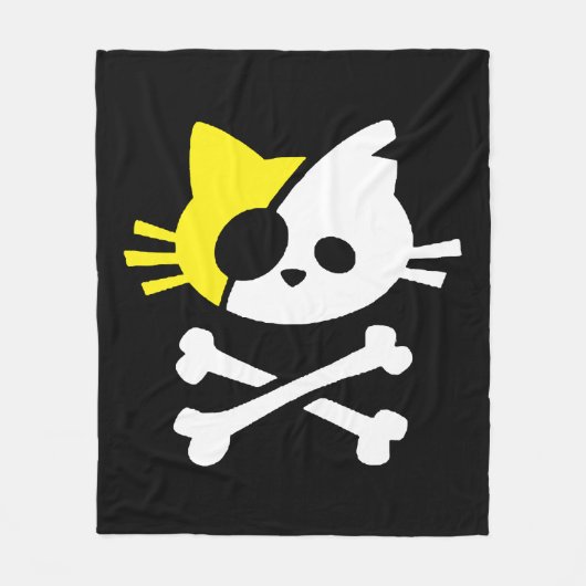 Couverture Polaire Chat de Cute (Devant)