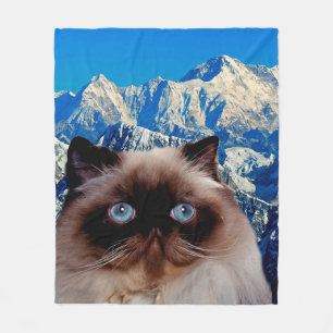 Couverture Polaire Chat de l'Himalaya