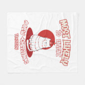 Couverture Polaire Chat drôle le plus susceptible d'inventer une nouv (Devant (Horizontal))