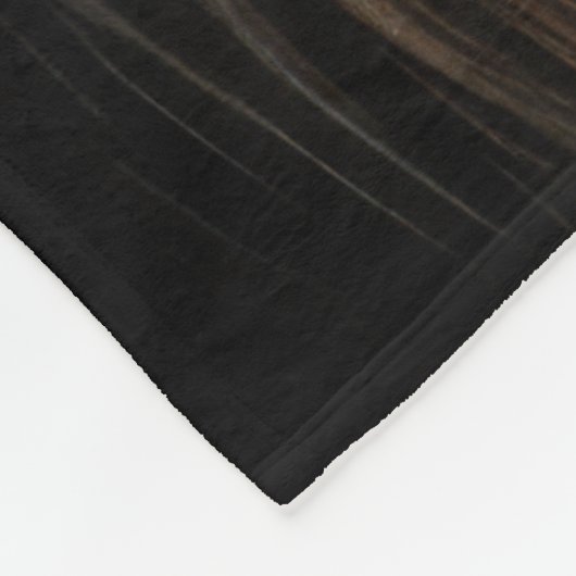 Couverture Polaire Chat dur Pastel en noir (Coin)