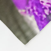 Couverture Polaire chat et fleurs bleu et rouille calico (Coin)