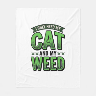 Couverture Polaire Chat et herbe engravure vintage design de t-shirt_