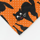 Couverture Polaire Chat Halloween Scaredy (Coin)